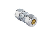 Klemmeringskobling 10 mm krom